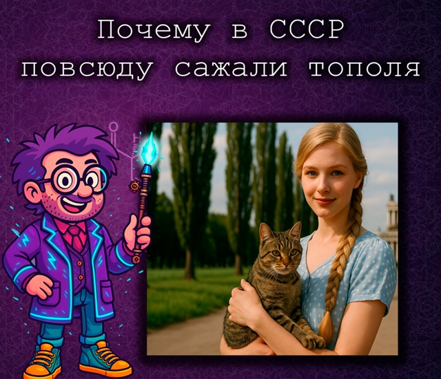 Почему в СССР массово сажали тополя — и к чему это прив...
