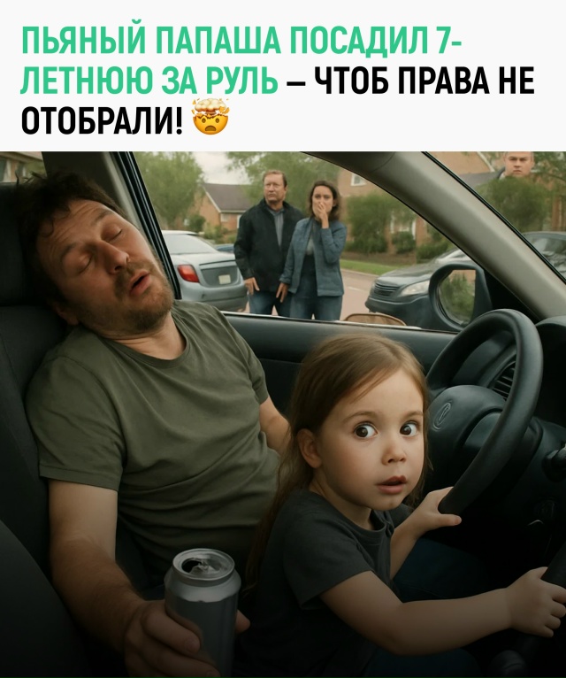 Он хотел, чтобы она раньше всех в классе сдала на права?...