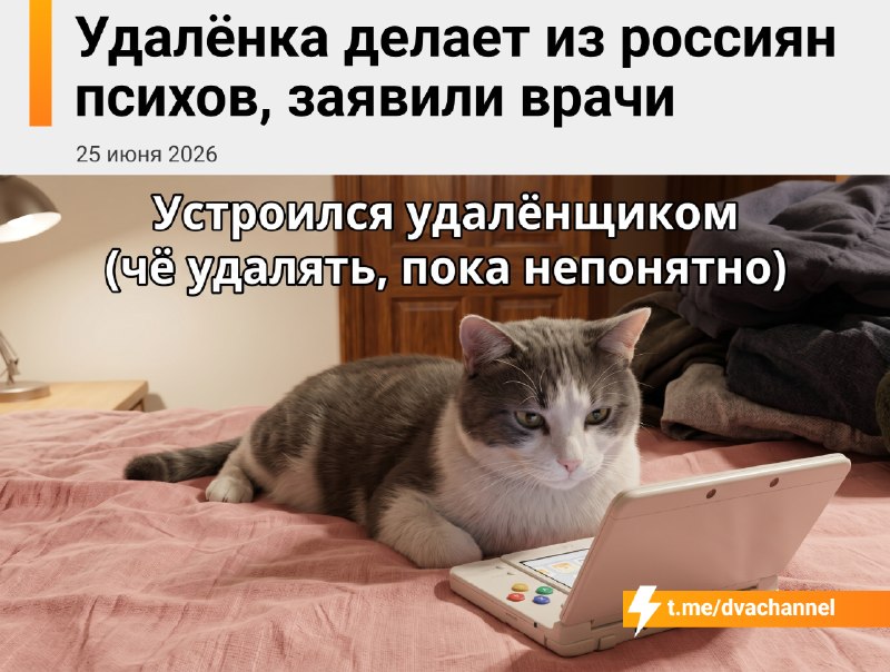 Удалёнка делает из россиян шизов, предупредили психиатры
По словам специалистов, длительное нахожде