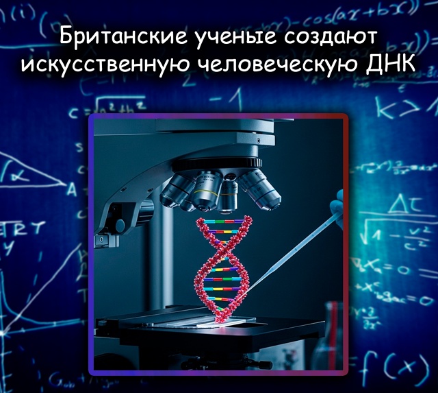 Британские учёные начали синтезировать искусственную...