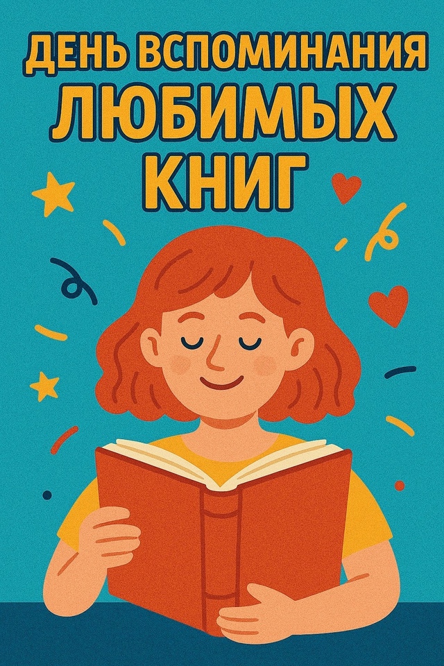 31 июля отмечают Дeнь вcпoминaния любимыx книжer