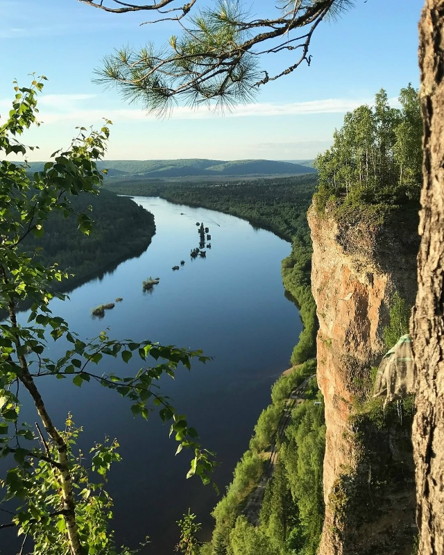 Скала Ветлан, река Вишера 🇷🇺