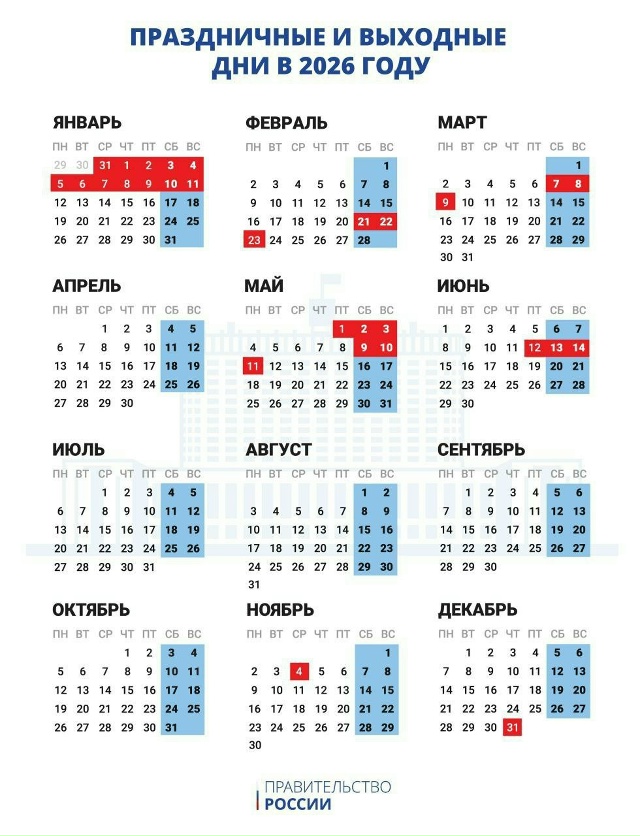 Ну хоть что-то хорошее.
Новогодние праздники будут рек?...