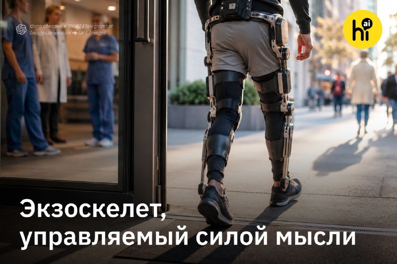 🤖 Управляемый силой мысли экзоскелет создают корейские ученые
Исследователи KAIST начали работу над