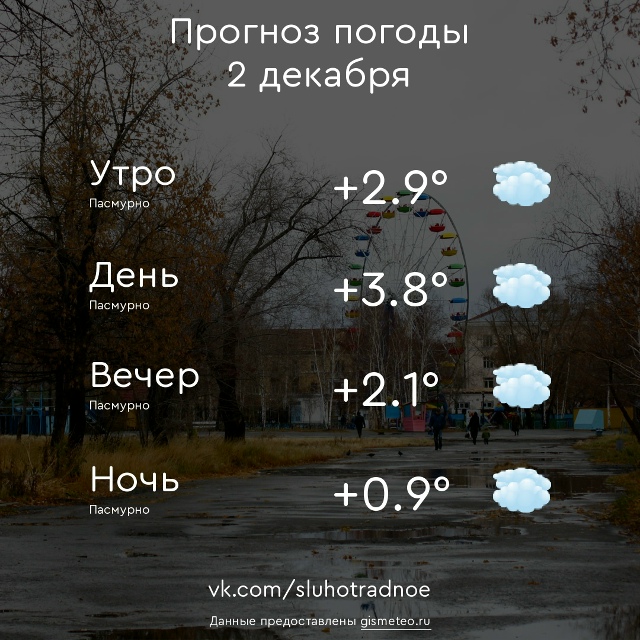 ⛅ Доброе утро, Отрадненцы! Всем продуктивного и приятн...