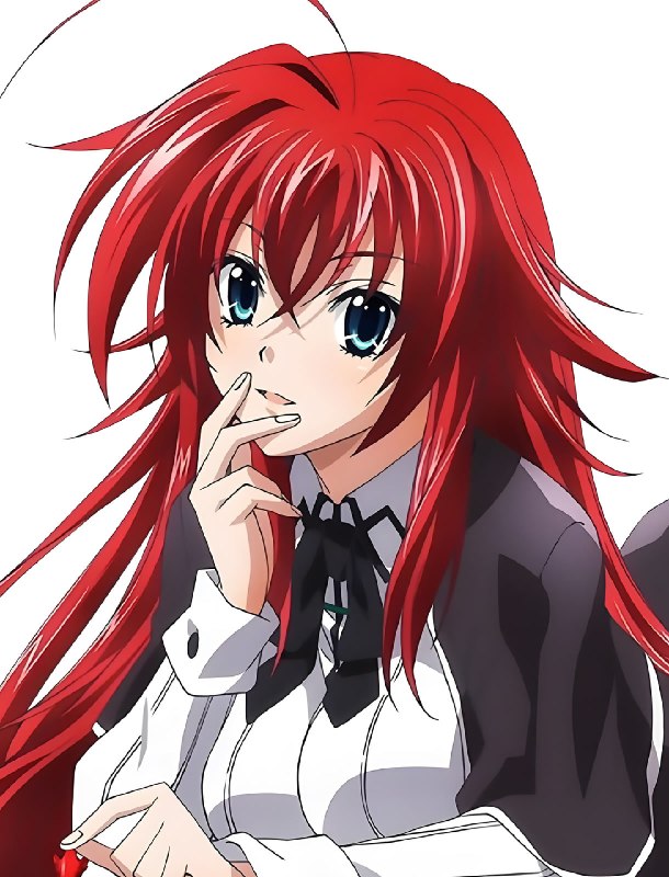 🍑Первый концепт-арт Риас Гремори из «Старшая школа DxD», и на нем героиня выглядит совершенно иначе.