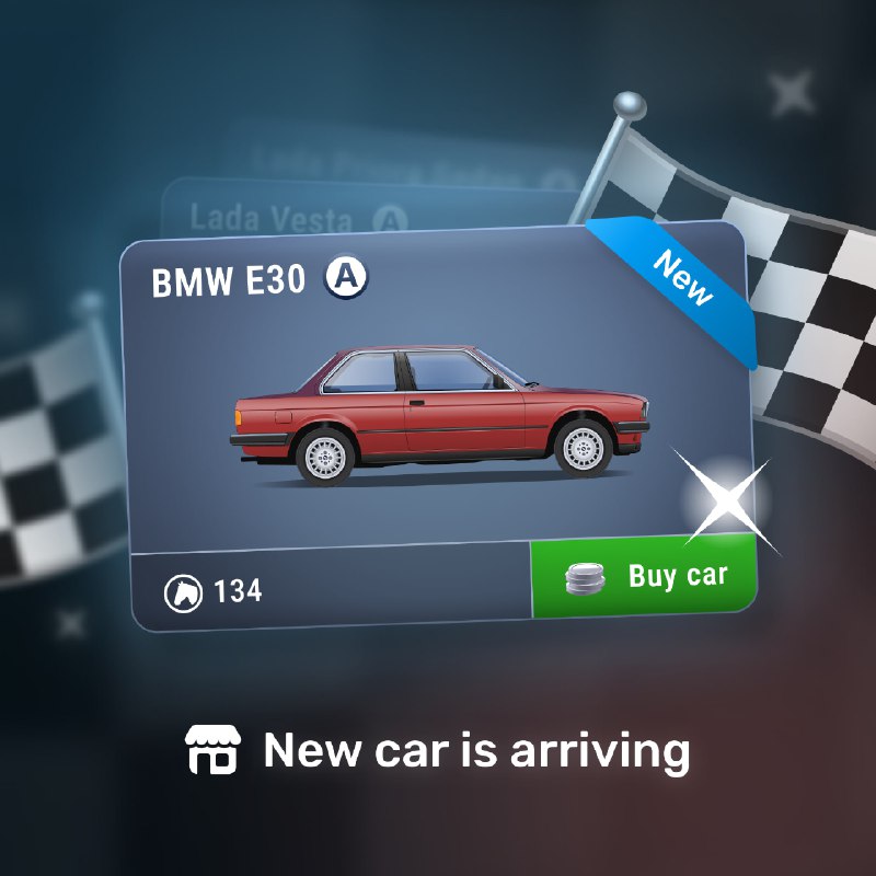 🚗 Дропнули легендарочку BMW E30 в бетку @race!
Купить можно тут: t.me/race/beta?startapp=store
