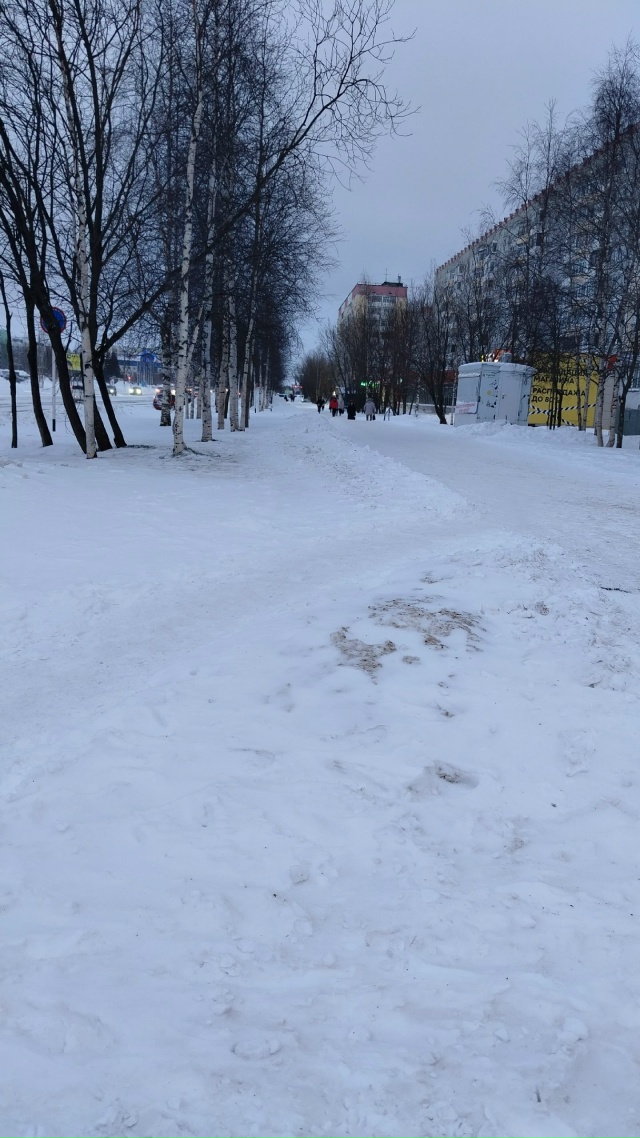 На перекрёстке Нефтяников-Строителей, весной здесь но?...