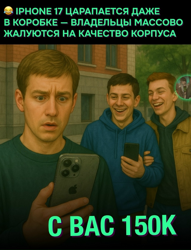 🤡 150 тысяч — и ты счастливый владелец уже поцарапанно?...