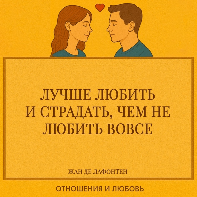 Лафонтен подчёркивает самую важную истину: жизнь без н...
