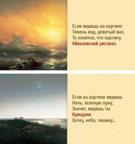 Как различать художников.
