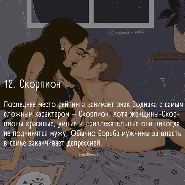 А какая ты жена по знаку зодиака?
Часть 1😀