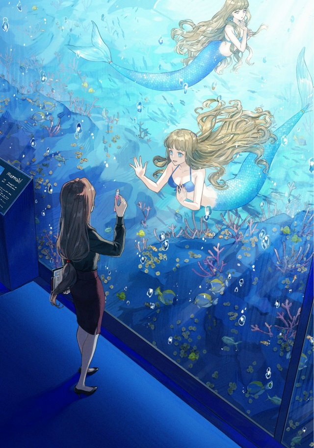 #Art
История одной русалочки от nanaju_ko