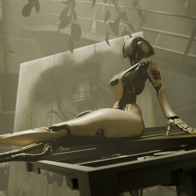 3D-художник под ником Thiccy Things создал гуманоид-версию GLaDO...