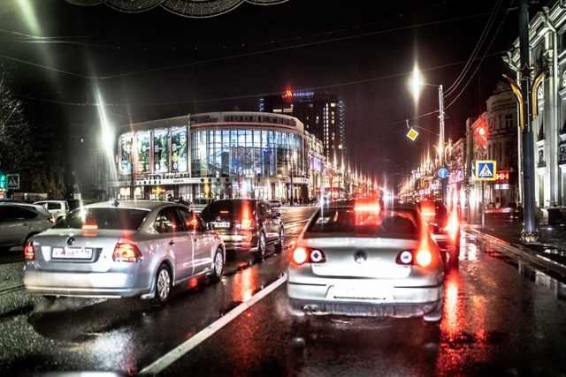 🤩Вечерний, осенний, блестящий и влажный Воронеж