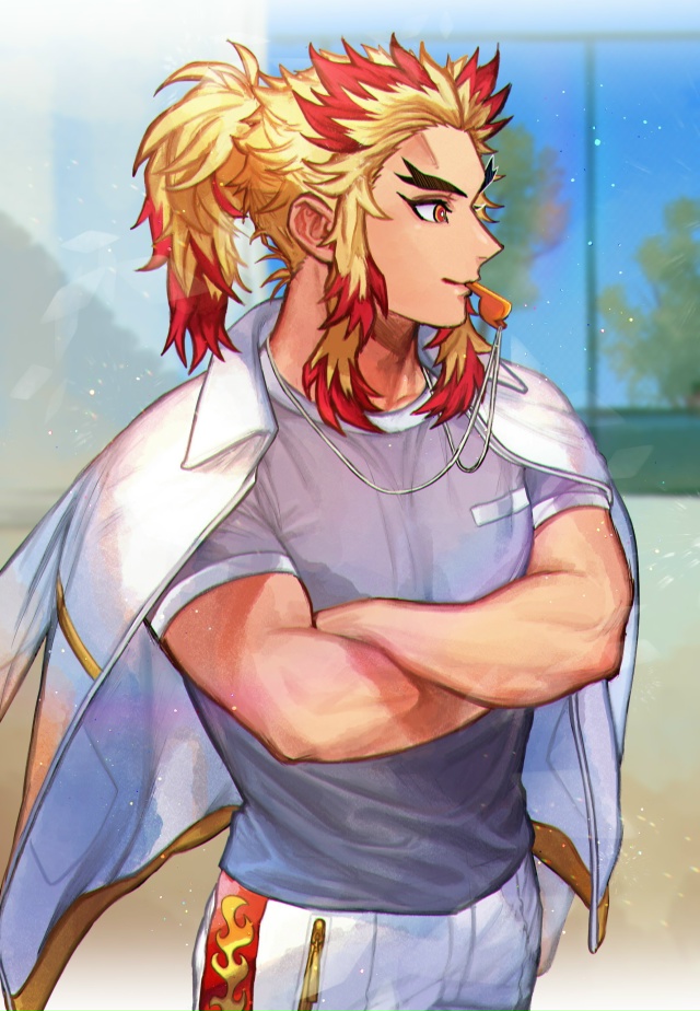 #Kimetsu_no_Yaiba / Клинок, рассекающий демонов
Столп Пламени ?...