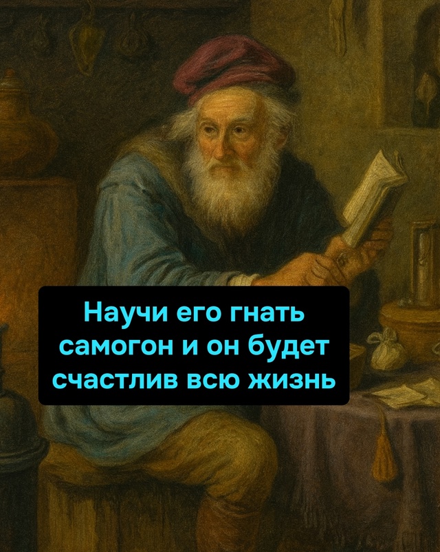 Мудрость приходит с возрастом, а самогон — с опытом!