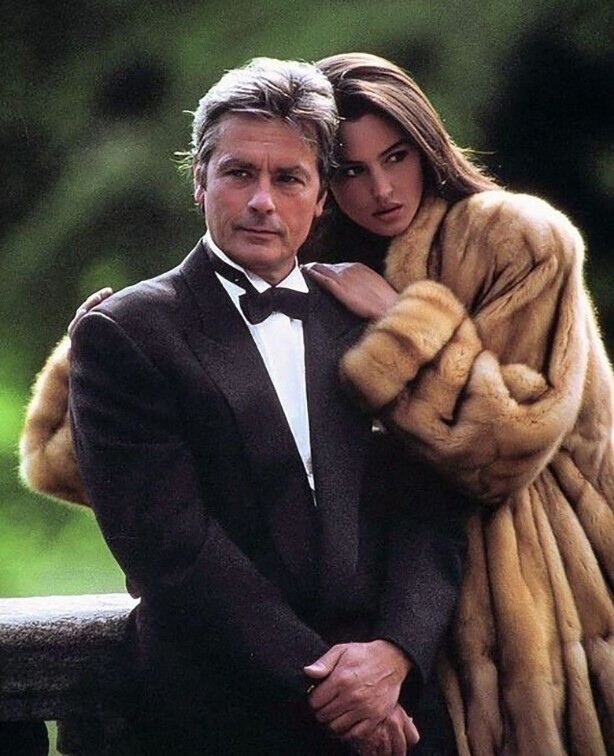 Aлeн Дeлoн и Моника Беллуччи, 1989 гoд