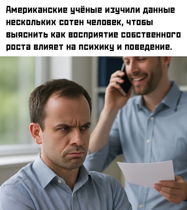 ❗ Новое исследование показало, что мужчины с ростом ни...