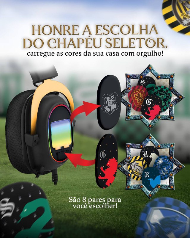 Кааайф, проф наушники для геймеров-ПОТТЕРОМАНОВ дропнул Redragon. В комплекте к самим наушникам идут