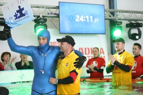 В Хорватии ныряльщик Будимир Шобат установил мировой ?...