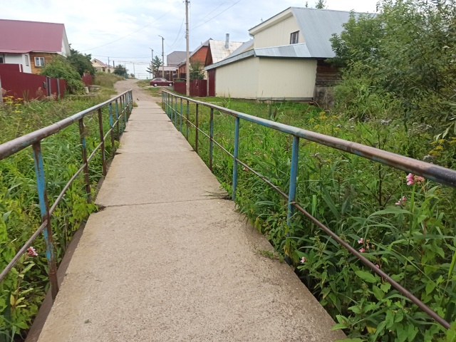 Речка которая течёт в Касево вся заросла, крапива свис?...