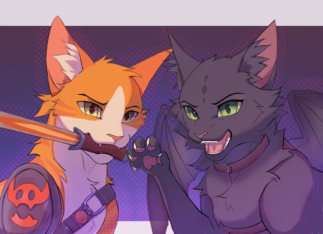 Хэллоуинские Листопад и Остролистая
© lemoncattttto
#KV_ZZ_ART