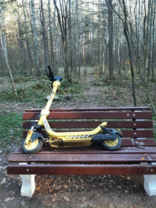 В новом эко парке. Видимо дркгого места нет для парковк...