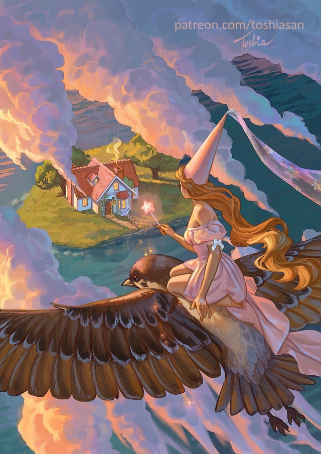 #Art_девушки
Нежнятина от Toshia_San_art