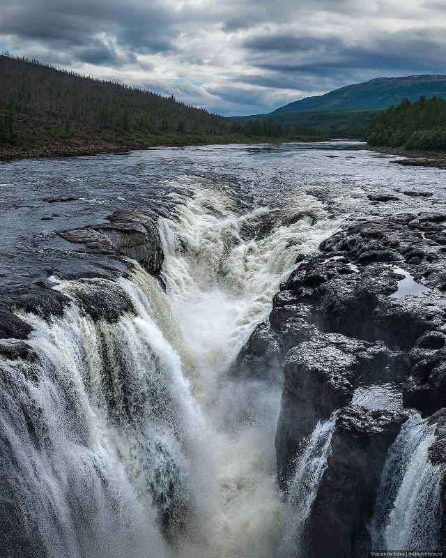 Большой Курейский водопад 🇷🇺