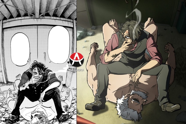 🎄Сравниваем «Санда»: манга х 4 серия.
#сравнение@advance_em...