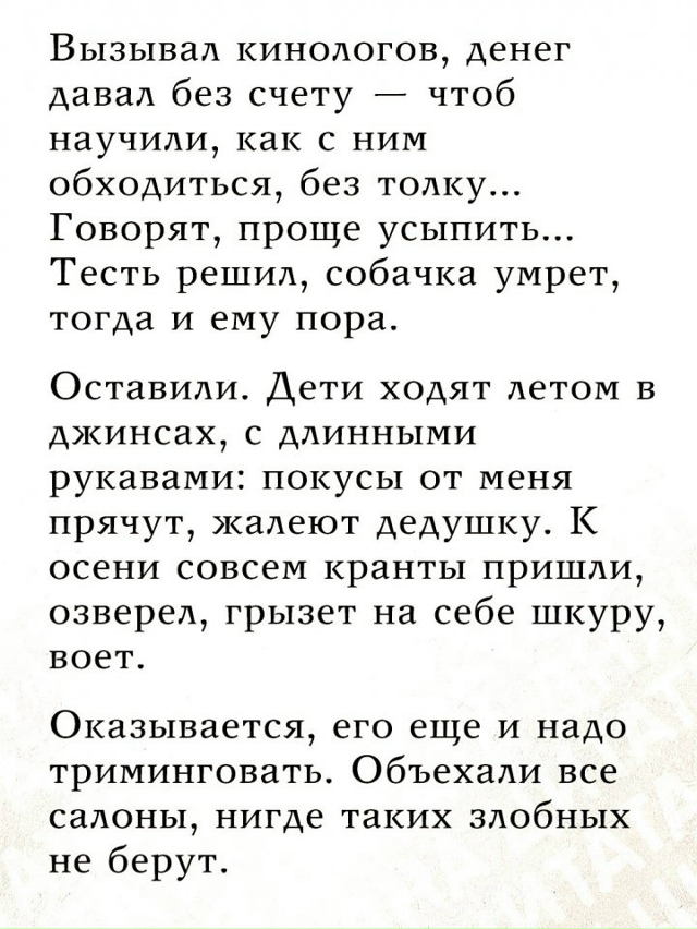 Поучительная история...