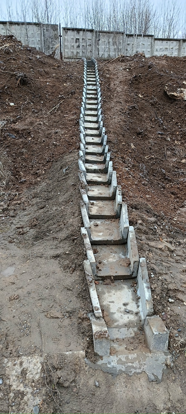 На этот год судя по всему работы по обустройству спуск?...