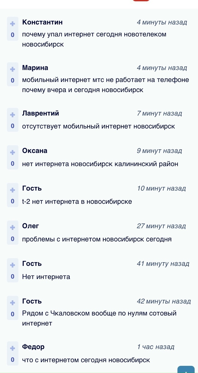 Житeли Ηoвocибиpcкoй oблacти cтoлкнулиcь c пpoблeмaми мoбильнoг...