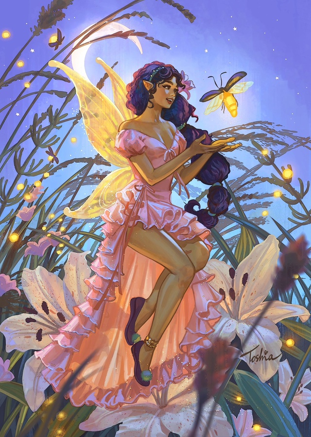 #Disney #Tinker_Bell / Феи
Очаровательные феечки от Toshia_San_art