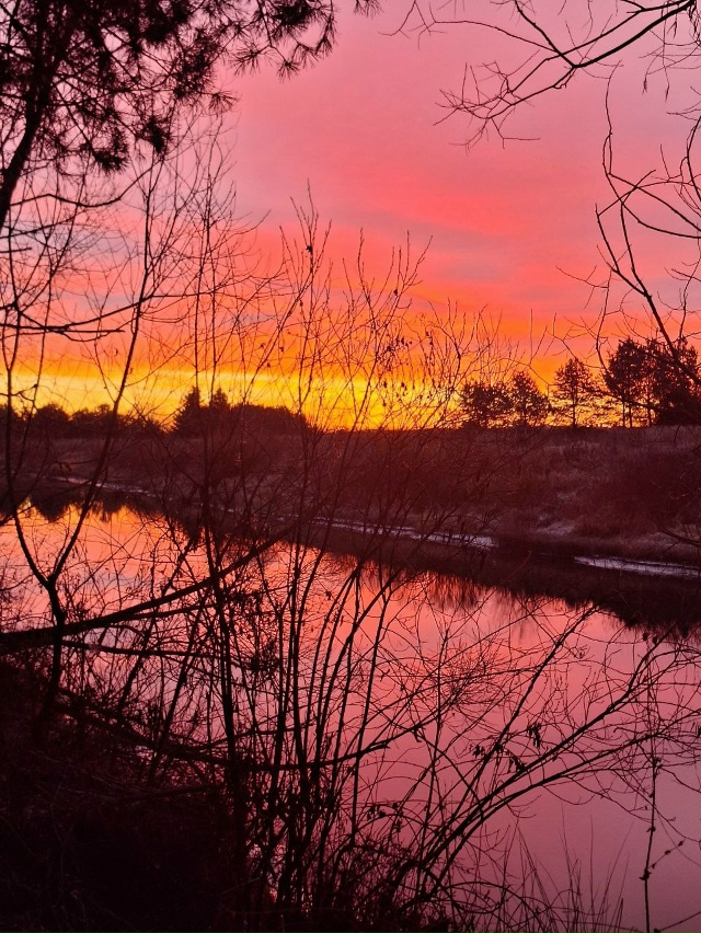Сегодня тоже был красивый закат.