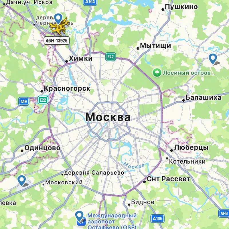 ❗️Временные ограничения введены на работу аэропорта Жуковский Аэропорт не принимает и не отправляет