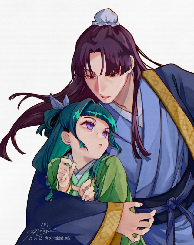 #Kusuriya_no_Hitorigoto / Монолог в аптечной лавке
Art: pigrabbit_mtz
(Д?...