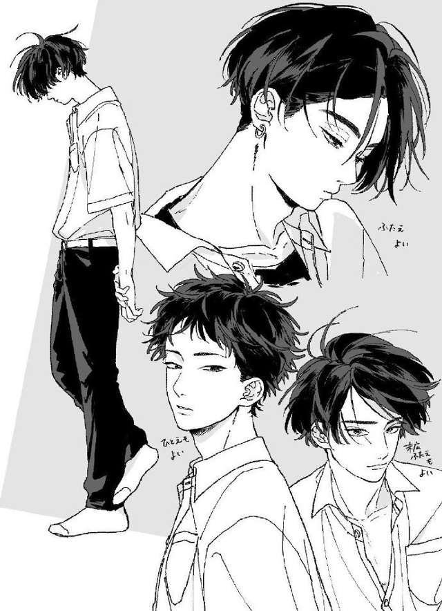 Волосы
Sketch, Characters