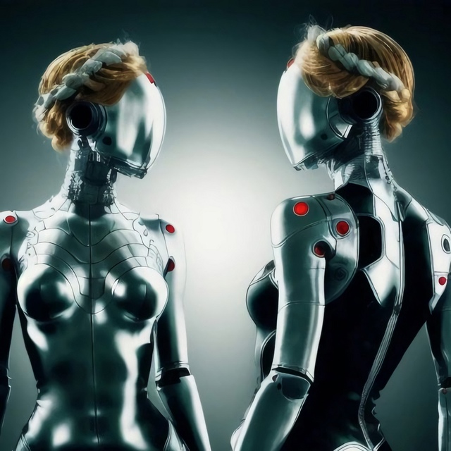 Немного артов от разработчиков игры Atomic Heart и нейросет?...