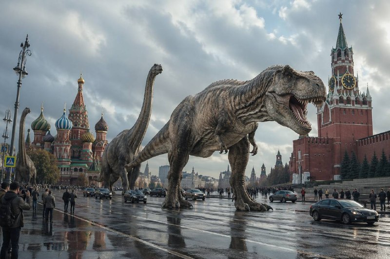 🦖 Сегодня отмечается День 50-процентной вероятности встречи с динозавром
Либо встретите, либо нет)