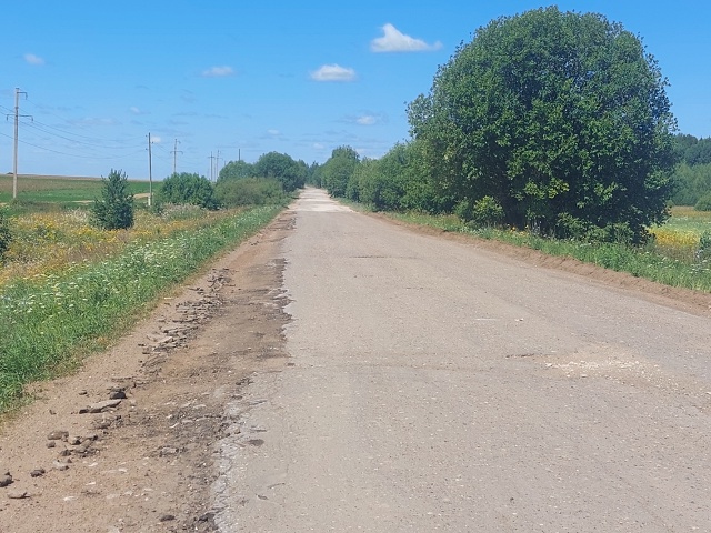 Вот так осуществляется обещанный ремонт автодороги на...