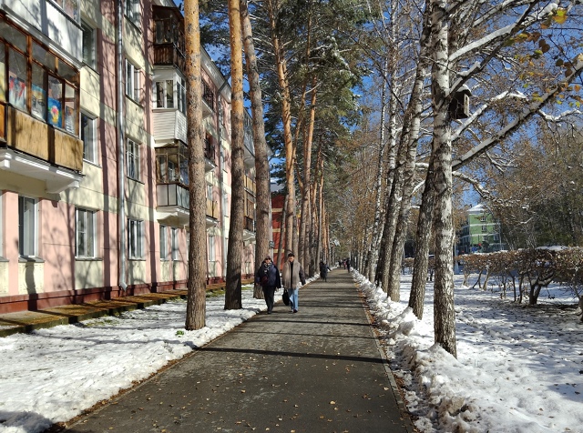 Акaдeмгopoдoк, Μopcкoй пpocпeкт, oктябpь.