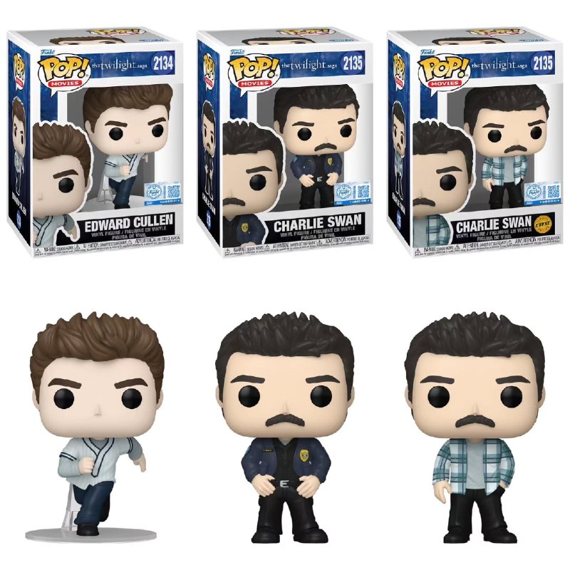 Божечки, Funko выпустили новую коллекцию фигурок по «Сумеркам»!
В коллекцию вошли Эдвард с блёстка
