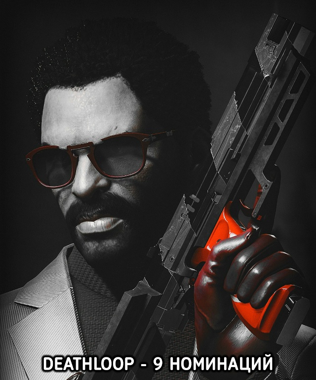 Игры с наибольшим количеством номинаций на The Game Awards за...