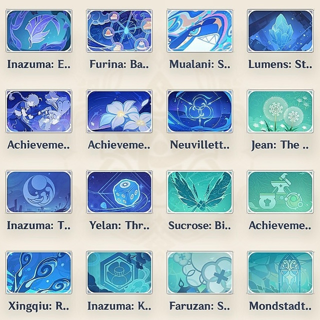 — Красивые градиентовые оформления аккаунта в Геншин?...