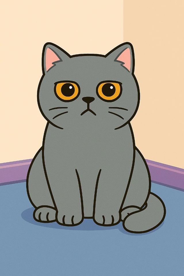 Если кот уставился на тебя, не моргая, — это не вызов. О?...