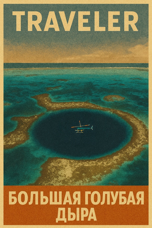 🌍 Большая голубая дыра, Белиз
Одно из самых загадочн?...