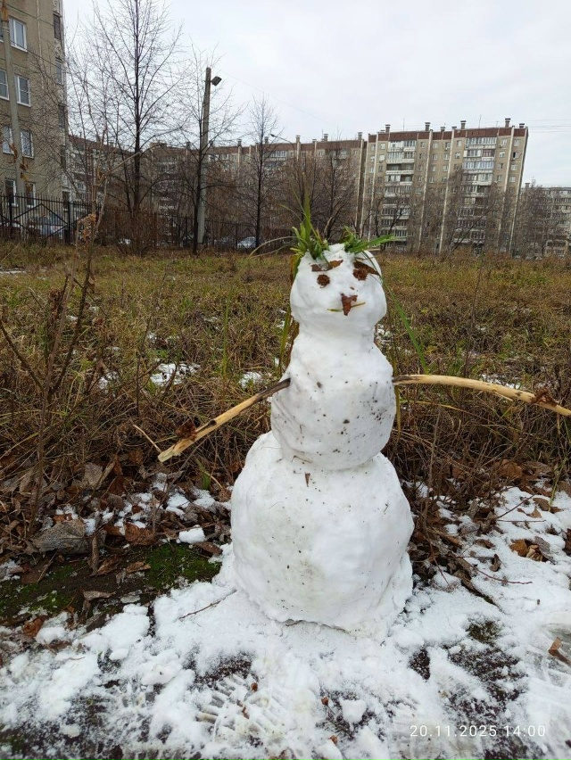 Жители делится своими☃ снеговиками
Ну что сказать: к...