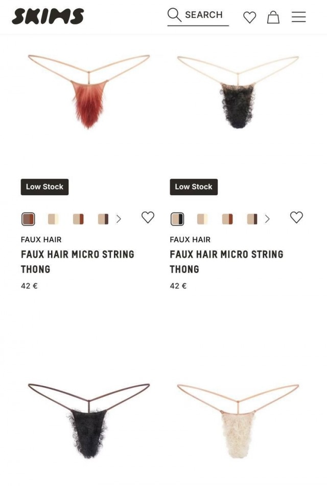 Ким Кардашьян запустила продажу «мохнатых стрингов» о...